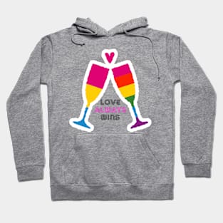 Love always wins - Pride Hoodie